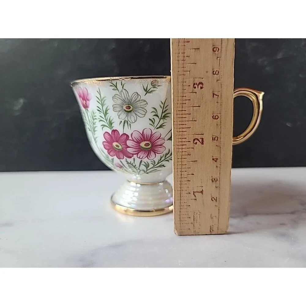 Vintage October Cosmos Tea Cup